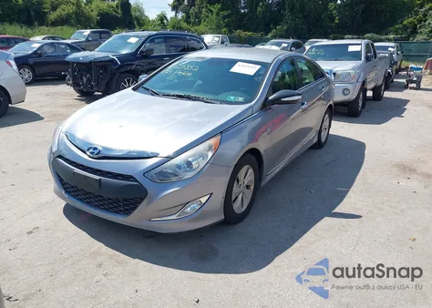 2014 Hyundai Sonata Hybrid из США, поврежденный, VIN KMHEC4A45EA118080